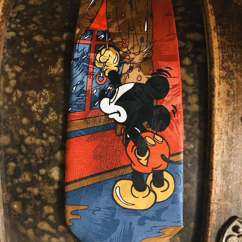 Vintage Mickey Unlimited Disney Necktie